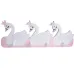 Дитяча дерев'яна вішалка Wall Hanger Лебеді Білий (jw124030)