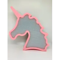 Нічник світильник Єдиноріг Light up message board з посланням Рожевий (uq124107)