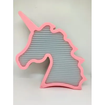 Нічник світильник Єдиноріг Light up message board з посланням Рожевий (uq124107)