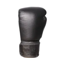 Боксерські рукавиці PowerPlay 3014 натуральна шкіра Чорні 16 унцій (PP_3014_16oz_Black)