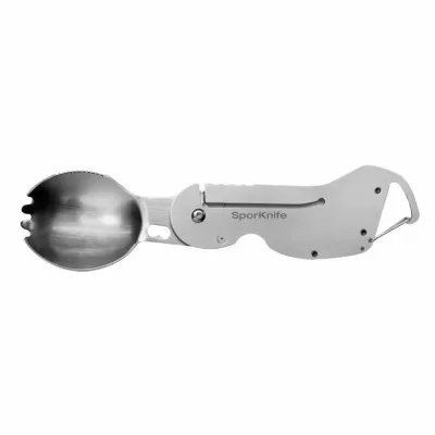 Ложка-вилка-ніж True Utility SporKnife 3в1 Сріблястий (TU201) Ложка-вилка-ніж True Utility SporKnife 3в1 Сріблястий (TU201)