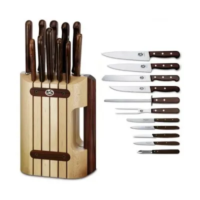 Кухонный набор Victorinox Rosewood Cutlery Block 12 предметов с деревянными ручками (5.1150.11) Кухонный набор Victorinox Rosewood Cutlery Block 12 предметов с деревянными ручками (5.1150.11)