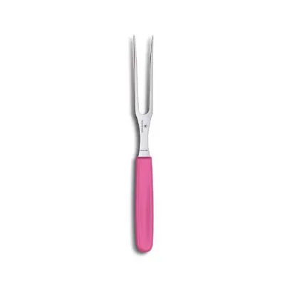 Кухонна вилка Victorinox Swiss Classic Carving Fork 15 см Рожевий (5.2106.15L5B)