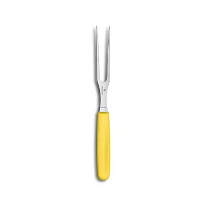 Кухонна обробна вилка Victorinox Swiss Classic Carving Fork 38x7.5x1.5 см Жовтий (5.2106.15L8B)