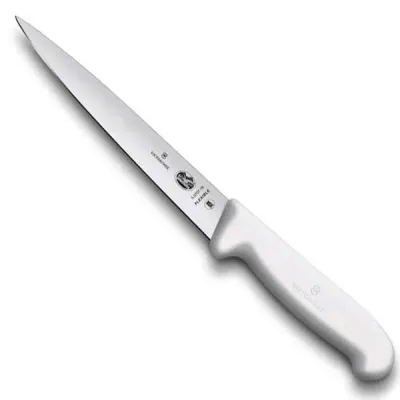 Кухонный нож Victorinox Fibrox Filleting Flex для филе 18 см Белый (5.3707.18) Кухонный нож Victorinox Fibrox Filleting Flex для филе 18 см Белый (5.3707.18)