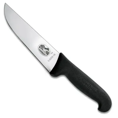 Кухонный нож мясника Victorinox Fibrox Butcher 16 см Черный (5.5203.16) Кухонный нож мясника Victorinox Fibrox Butcher 16 см Черный (5.5203.16)