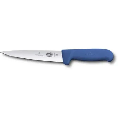 Кухонный нож мясника Victorinox Fibrox Sticking 16 см Синий (5.5602.16) Кухонный нож мясника Victorinox Fibrox Sticking 16 см Синий (5.5602.16)