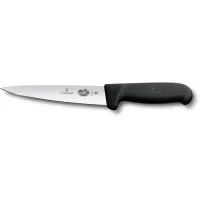 Кухонний ніж м'ясника Victorinox Fibrox Sticking 12 см Чорний (5.5603.12)