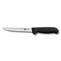 Кухонний ніж обвалочний Victorinox Fibrox Boning 15 см Чорний (5.6103.15) Кухонний ніж обвалочний Victorinox Fibrox Boning 15 см Чорний (5.6103.15)