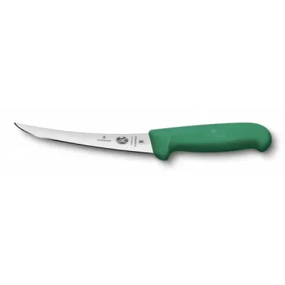 Кухонний ніж обвалочний Victorinox Fibrox Boning 15 см Зелений (5.6614.15) Кухонний ніж обвалочний Victorinox Fibrox Boning 15 см Зелений (5.6614.15)