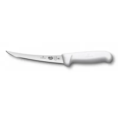 Кухонный нож обвалочный Victorinox Fibrox Boning 15 см Белый (5.6617.15)