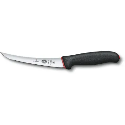 Кухонний ніж обвалочний Victorinox Fibrox Boning Super Flexible Dual Grip 15 см Чорно-червоний (5.6663.15D) Кухонний ніж обвалочний Victorinox Fibrox Boning Super Flexible Dual Grip 15 см Чорно-червоний (5.6663.15D)
