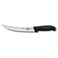 Кухонний ніж м'ясника Victorinox Fibrox Breaking 20 см Чорний (5.7203.20) Кухонний ніж м'ясника Victorinox Fibrox Breaking 20 см Чорний (5.7203.20)