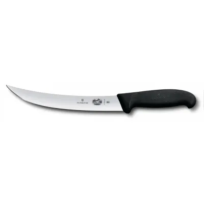 Кухонний ніж м'ясника Victorinox Fibrox Breaking 20 см Чорний (5.7203.20) Кухонний ніж м'ясника Victorinox Fibrox Breaking 20 см Чорний (5.7203.20)