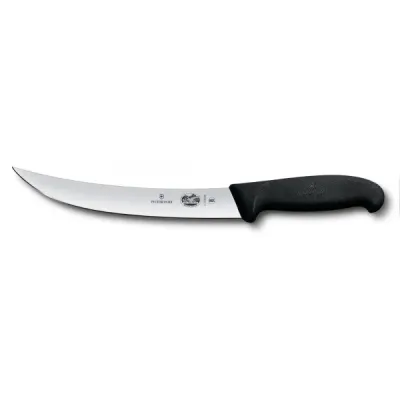 Кухонний ніж м'ясника Victorinox Fibrox Breaking 25 см Чорний (5.7203.25) Кухонний ніж м'ясника Victorinox Fibrox Breaking 25 см Чорний (5.7203.25)