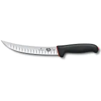 Кухонний ніж м'ясника Victorinox Fibrox Butcher Dual Grip 20 см Чорно-червоний (5.7223.20D) Кухонний ніж м'ясника Victorinox Fibrox Butcher Dual Grip 20 см Чорно-червоний (5.7223.20D)