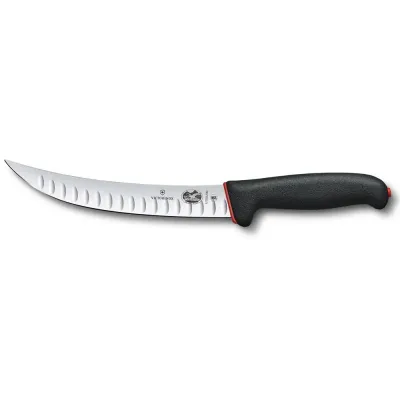 Кухонний ніж м'ясника Victorinox Fibrox Butcher Dual Grip 20 см Чорно-червоний (5.7223.20D) Кухонний ніж м'ясника Victorinox Fibrox Butcher Dual Grip 20 см Чорно-червоний (5.7223.20D)