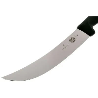 Разделочный нож мясника Victorinox Fibrox Cimeter Steak 25 см Черный (5.7303.25) Разделочный нож мясника Victorinox Fibrox Cimeter Steak 25 см Черный (5.7303.25)