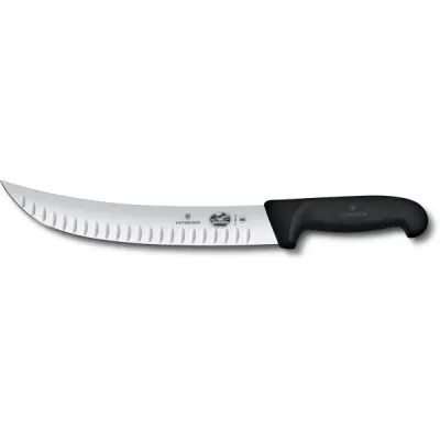 Кухонний ніж м'ясника Victorinox Fibrox Butcher 25 см Чорний (5.7323.25) Кухонний ніж м'ясника Victorinox Fibrox Butcher 25 см Чорний (5.7323.25)