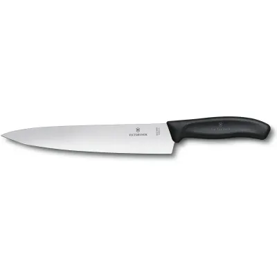 Кухонний ніж обробний Victorinox Swiss Classic Carving 22 см Чорний (6.8003.22B) Кухонний ніж обробний Victorinox Swiss Classic Carving 22 см Чорний (6.8003.22B)