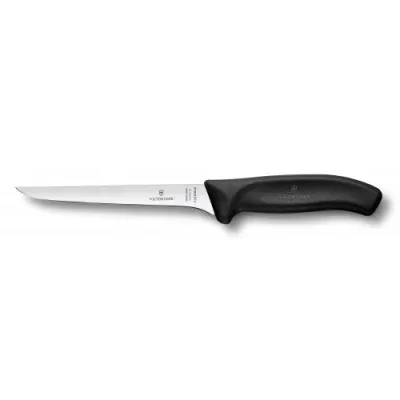Кухонний ніж обвалочний Victorinox Swiss Classic Boning Flex 15 см Чорний (6.8413.15B) Кухонний ніж обвалочний Victorinox Swiss Classic Boning Flex 15 см Чорний (6.8413.15B)