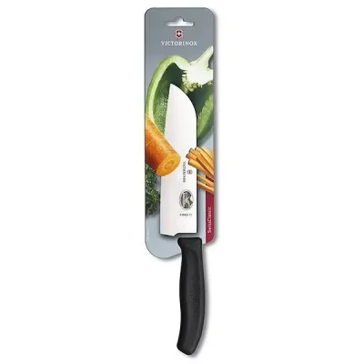 Кухонний ніж Victorinox Santoku 17 см Чорний (6.8503.17B)