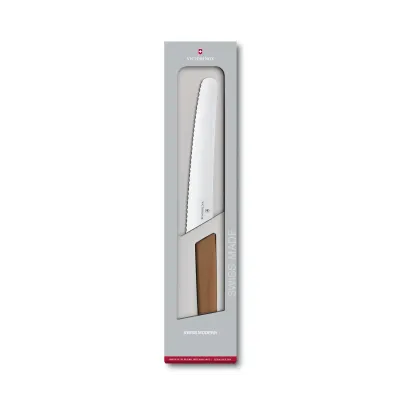 Кухонный нож для хлеба Victorinox Swiss Modern BreadPastry 22 см Орех (6.9070.22WG)