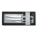 Набор кухонных кованых ножей Victorinox Forged Сhef's Grand Maitre 3 шт Черные (7.7243.3)