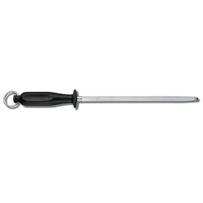 Мусат – точило для ножей Victorinox Kitchen 25 см круглый Черный (7.8303)