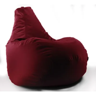 Кресло мешок груша Beans Bag Оксфорд Стронг 85*105 см Бордо (hub_uZSz46228)