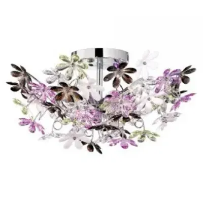 Люстра припотолочная Trio R60014017 Flower