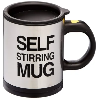 Чашка з вентилятором для розмішування цукру RIAS Self Stirring Mug Black (3sm_553345161)