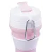 Складана силіконова склянка з кришкою та трубочкою Tonna Waist MARSHMALLOW 1 Складана силіконова склянка з кришкою та трубочкою Tonna Waist MARSHMALLOW 1