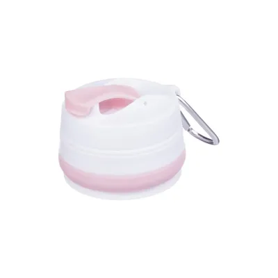 Складана силіконова склянка з кришкою та трубочкою Tonna Waist MARSHMALLOW 1 Складана силіконова склянка з кришкою та трубочкою Tonna Waist MARSHMALLOW 1