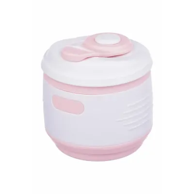 Складана силіконова склянка з кришкою Tonna Barrel MARSHMALLOW