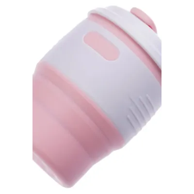Складана силіконова склянка з кришкою Tonna Barrel MARSHMALLOW