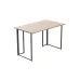 Компьютерный стол Ferrum-decor Ханна 75x100x60 черный ДСП Дуб Сан-Марино 16мм