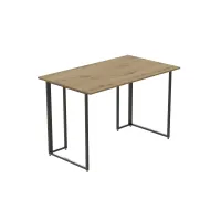 Компьютерный стол Ferrum-decor Ханна 76x120x60 черный ДСП Дуб Сан-Марино 32мм Компьютерный стол Ferrum-decor Ханна 76x120x60 черный ДСП Дуб Сан-Марино 32мм