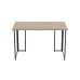 Комп'ютерний стіл Ferrum-decor Ханна 76x140x60 чорний ДСП Дуб Сан-Маріно 32мм Комп'ютерний стіл Ferrum-decor Ханна 76x140x60 чорний ДСП Дуб Сан-Маріно 32мм