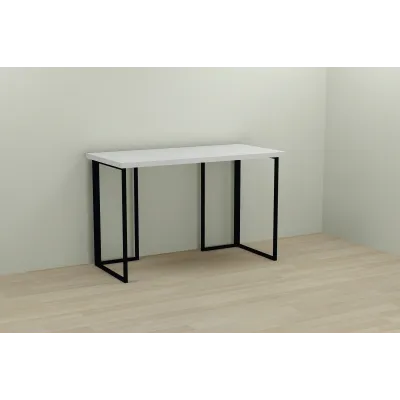 Комп'ютерний стіл Ferrum-decor Ханна 76x100x70 чорний ДСП Біле 32мм