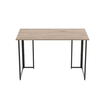 Компьютерный стол Ferrum-decor Ханна 76x100x70 черный ДСП Дуб Сан-Марино 32мм Компьютерный стол Ferrum-decor Ханна 76x100x70 черный ДСП Дуб Сан-Марино 32мм
