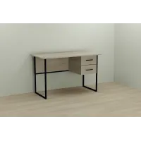 Комп'ютерний стіл Ferrum-decor Дакота 75x120x60 чорний ДСП Дуб Сонома 16мм Комп'ютерний стіл Ferrum-decor Дакота 75x120x60 чорний ДСП Дуб Сонома 16мм