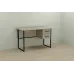 Комп'ютерний стіл Ferrum-decor Дакота 75x120x60 чорний ДСП Дуб Сонома 16мм