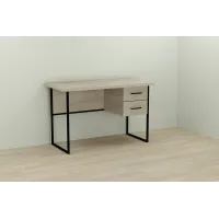Компьютерный стол Ferrum-decor Дакота 76x120x60 черный ДСП Дуб Сонома 32мм Компьютерный стол Ferrum-decor Дакота 76x120x60 черный ДСП Дуб Сонома 32мм