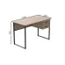 Компьютерный стол Ferrum-decor Дакота 75x120x70 черный ДСП Дуб Сан-Марино 16мм Компьютерный стол Ferrum-decor Дакота 75x120x70 черный ДСП Дуб Сан-Марино 16мм