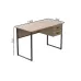 Комп'ютерний стіл Ferrum-decor Дакота 76x140x70 чорний ДСП Дуб Сан-Маріно 32мм