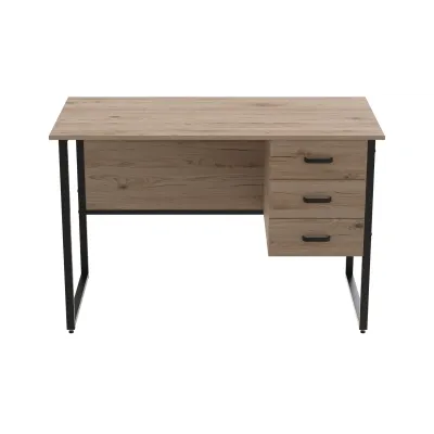 Компьютерный стол Ferrum-decor Гарри 75x120x60 черный ДСП Дуб Сан-Марино 16мм Компьютерный стол Ferrum-decor Гарри 75x120x60 черный ДСП Дуб Сан-Марино 16мм
