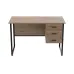 Компьютерный стол Ferrum-decor Гарри 75x120x70 черный ДСП Дуб Сан-Марино 16мм