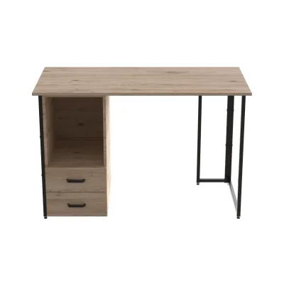 Компьютерный стол Ferrum-decor Отто 75x120x60 черный ДСП Дуб Сан-Марино 16мм Компьютерный стол Ferrum-decor Отто 75x120x60 черный ДСП Дуб Сан-Марино 16мм
