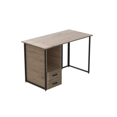 Комп'ютерний стіл Ferrum-decor Отто 76x120x60 чорний ДСП Дуб Сан-Маріно 32мм Комп'ютерний стіл Ferrum-decor Отто 76x120x60 чорний ДСП Дуб Сан-Маріно 32мм
